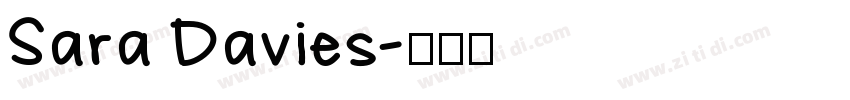 Sara Davies字体转换